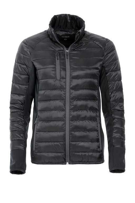 Clique Daunenjacke Lemont (Softshell-Panels, moderner Look) schwarz Herren