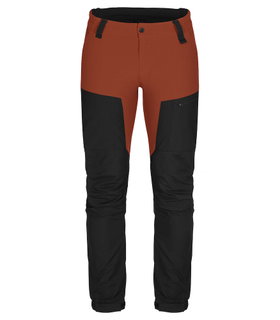 Clique Trekking-Hiking Trousers Kenai (wind and water repellent material) long black/orange Men