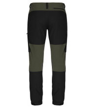 Clique Trekking-Hiking Trousers Kenai (wind and water repellent material) long green/black Men