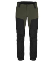 Clique Trekking-Hiking Trousers Kenai (wind and water repellent material) long green/black Men