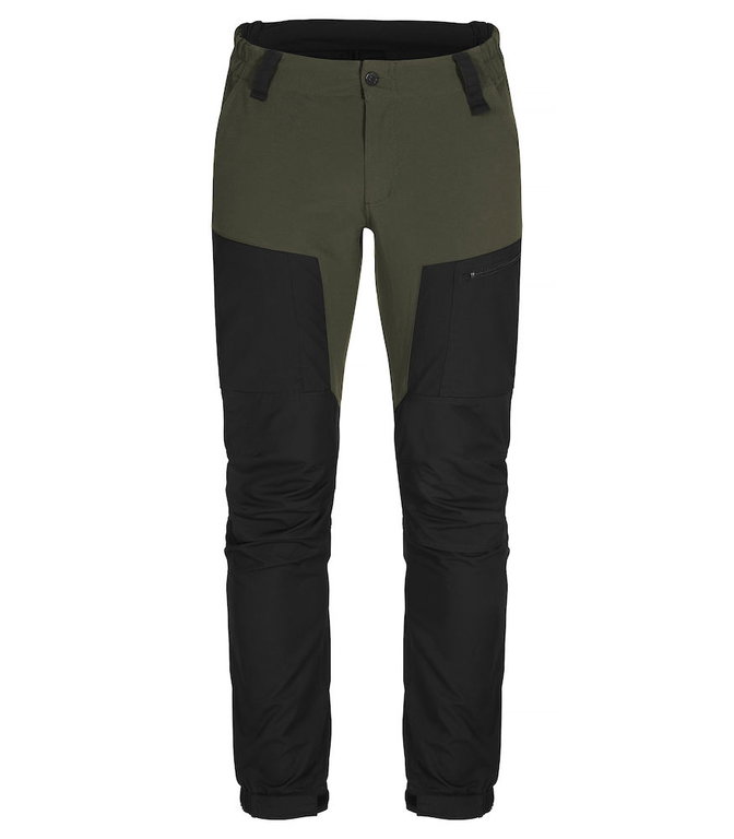 Clique Trekking-Wanderhose Kenai (wind- und wasserabweisendes Material) lang grün/schwarz Herren