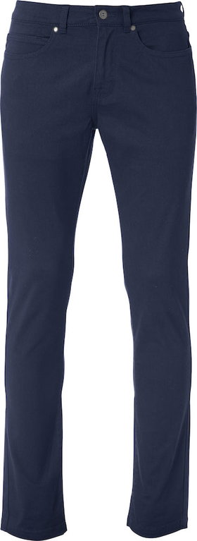 Clique Freizeithose (Baumwolle-Twill) 5-Pocket Stretch Pant navyblau Herren