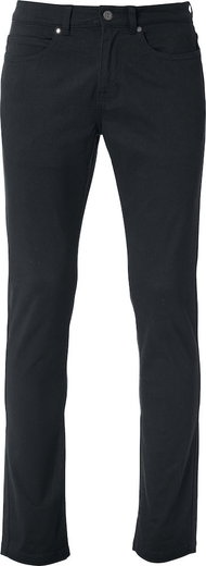 Clique Freizeithose (Baumwolle-Twill) 5-Pocket Stretch Pant schwarz Herren