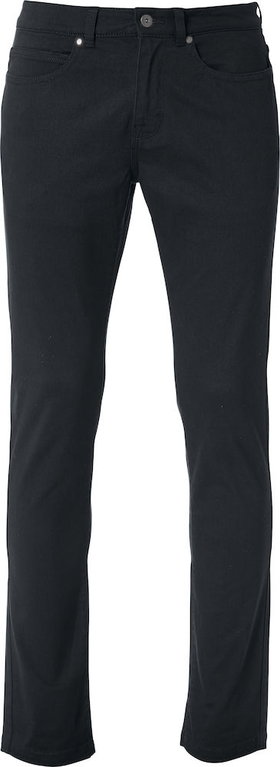 Clique Freizeithose (Baumwolle-Twill) 5-Pocket Stretch Pant schwarz Herren