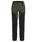 Clique Trekking-Hiking Trousers Kenai (wind and water repellent material) long green/black Women