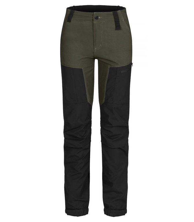 Clique Trekking-Wanderhose Kenai (wind- und wasserabweisendes Material) lang grün/schwarz Damen