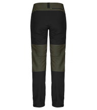 Clique Trekking-Wanderhose Kenai (wind- und wasserabweisendes Material) lang grün/schwarz Damen