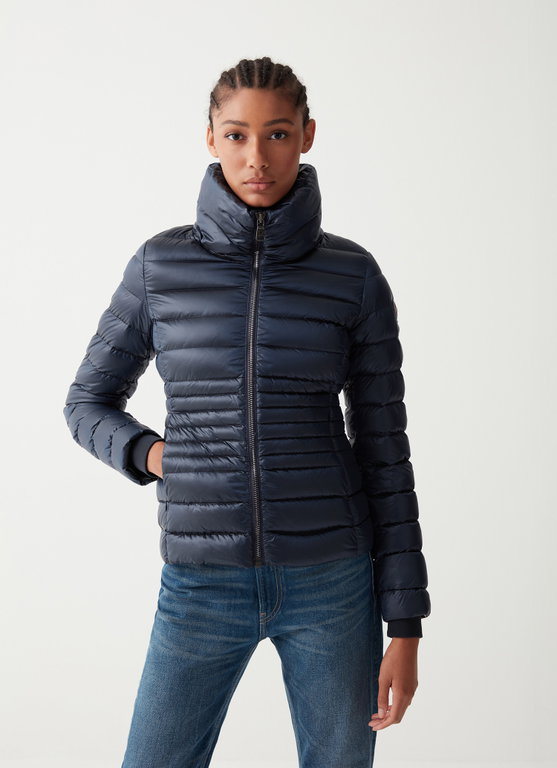 Colmar Übergangansjacke mit Ärmelbündchen (warm, Daunen Steppjacke, schmale Form) dunkelblau Damen