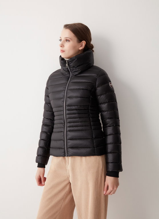 Colmar Übergangansjacke mit Ärmelbündchen (warm, Daunen Steppjacke, schmale Form) schwarz Damen