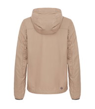 Colmar Übergangansjacke Fibers (aus Baumwolle, mit Kapuze) beige/braun Herren