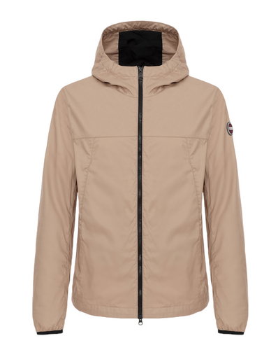 Colmar Transition Jacket Fibers (made of cotton, with hood) beige/brown men's