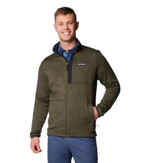 Columbia Fleecejacke Sweater Weather Full Zip 2.0 (warm, weiches Material) grün Herren