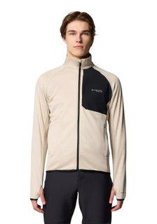 Columbia Fleecejacke Triple Canyon Grid Full Zip II beige/stonegrau Herren