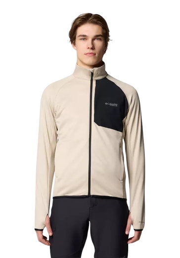 Columbia Fleecejacke Triple Canyon Grid Full Zip II beige/stonegrau Herren