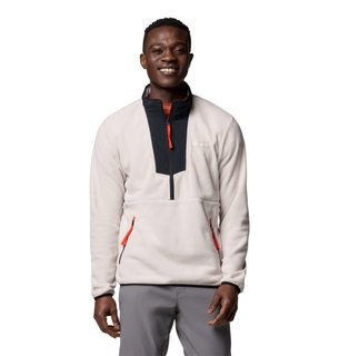 Columbia Fleecepullover Sequoia Grove Half Zip (angenehmes Tragegefühl) beige/schwarz Herren