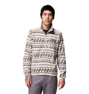 Columbia Fleecepullover Sweater Weather Printed Half Zip II (mit Brusttasche) beige Herren