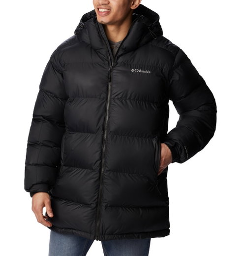 Columbia Winter-Daunenjacke Pike Lake Puffer Parka (Omni-Heat Thermo-Isolierung, PFC-Frei) schwarz Herren