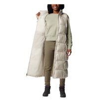 Columbia Winter-Daunenweste Puffect Long Vest (Thermarator Isolierung, Omni-Shield) beige/stone Damen