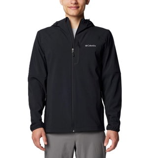 Columbia Softshell Jacket Tech Hoodie (comfortable fit, Omni-Shield) black men's