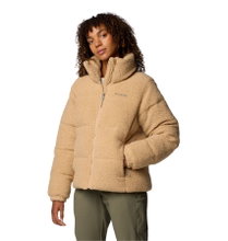 Columbia Winter Fleece Jacket Puffect Sherpa (Thermarator™ Insulation) light brown ladies