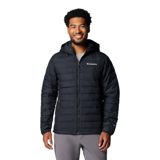 Columbia Winter-Steppjacke Powder Lite™ II Hooded (Omni-Heat™ Thermosystem) schwarz Herren