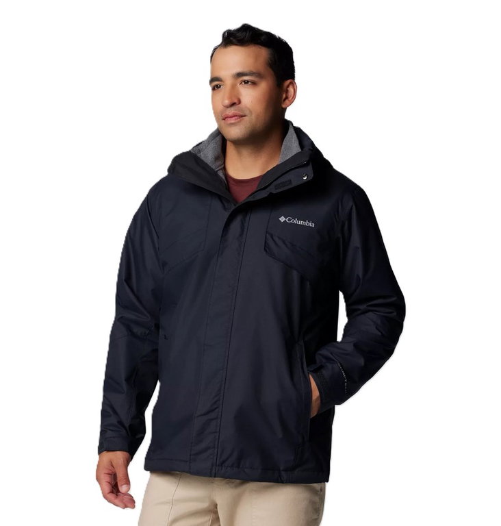 Columbia Winter-Wanderjacke Bugaboo III 3in1 Fleece Interchange (Omni-Heat Thermosystem, wasserdicht) schwarz Herren
