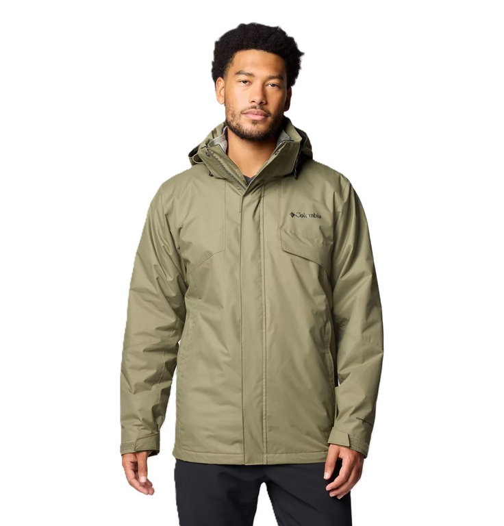 Columbia Winter-Wanderjacke Bugaboo III 3in1 Fleece Interchange (Omni-Heat Thermosystem, wasserdicht) olivegrün Herren