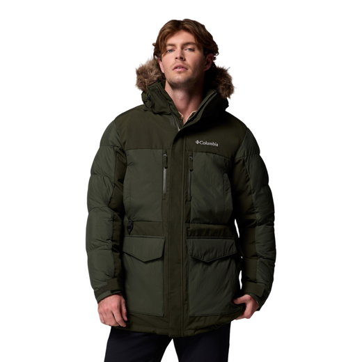 Columbia Winterjacke Marquam Peak Fusion II Parka (Omni-Heat Infinity) dunkelgrün Herren