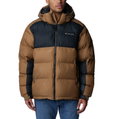 Columbia Winterjacke Pike Lake II Hooded (mit Kapuze, Omni-Heat Thermo-Isolierung) braun/schwarz Herren