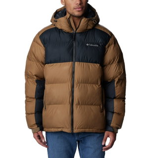 Columbia Winterjacke Pike Lake II Hooded (mit Kapuze, Omni-Heat Thermo-Isolierung) braun/schwarz Herren