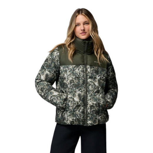 Columbia Winter-Steppjacke Puffect III Printed Jacket (Thermarator™ Isolierung, warm) sagegrün Damen
