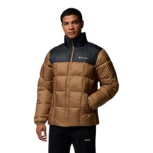 Columbia Winter-Steppjacke Puffect IV Hooded (Thermarator Isolierung, Omni-Shield) braun/schwarz Herren