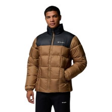 Columbia Winter-Steppjacke Puffect IV Hooded (Thermarator Isolierung, Omni-Shield) braun/schwarz Herren