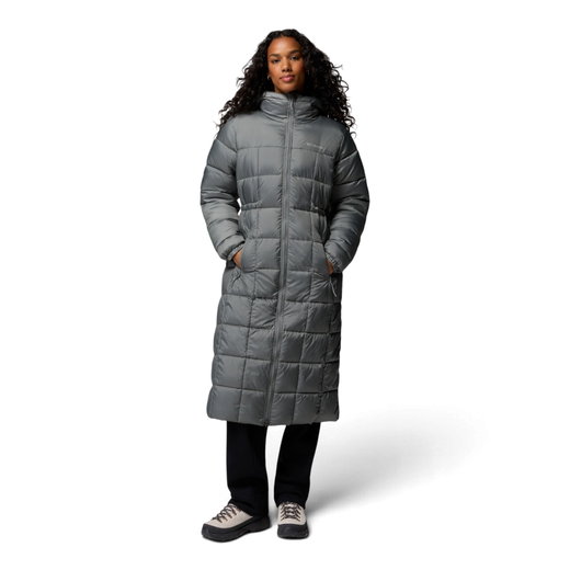 Columbia Wintermantel Puffect™ III Long (Omni-Shield™, warm) salbeigrün Damen