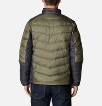 Columbia Winter Quilted Jacket Labyrinth Loop (warming thanks to down filling, Omni-Heat Infinity) khaki green men's