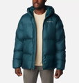 Columbia Winterjacke Puffect mit Kapuze (Thermarator Isolierung, wasserdicht) tealblau Herren
