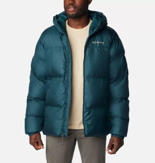 Columbia Winterjacke Puffect mit Kapuze (Thermarator Isolierung, wasserdicht) tealblau Herren