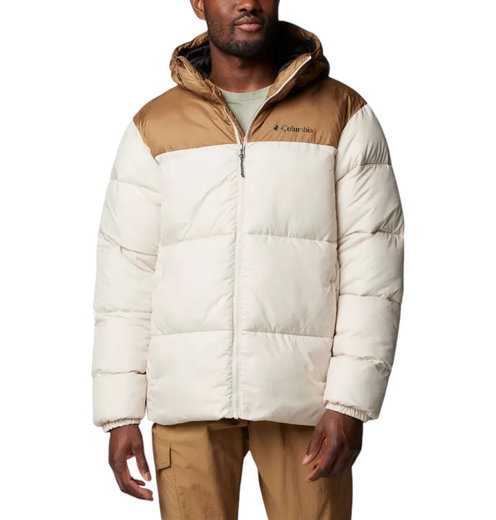 Columbia Winterjacke Puffect II Hooded (Thermarator Isolierung, wasserdicht) beige/braun Herren