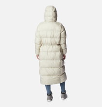 Columbia Zimowy Puchowy Płaszcz Puffect Long Jacket (Izolacja Thermarator, wodoodporna) beżowy/biały Damski