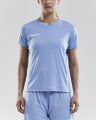 Craft Sport-Shirt (Trikot) Squad Solid - lockere Schnitt, schnelltrocknend - hellblau Damen