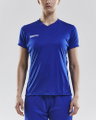 Craft Sport-Shirt (Trikot) Squad Solid - lockere Schnitt, schnelltrocknend - kobaltblau Damen