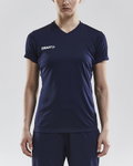 Craft Sport-Shirt (Jersey) Squad Solid - loose fit, quick-drying - navy blue Women