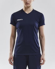 Craft Sport-Shirt (Trikot) Squad Solid - lockere Schnitt, schnelltrocknend - navyblau Damen