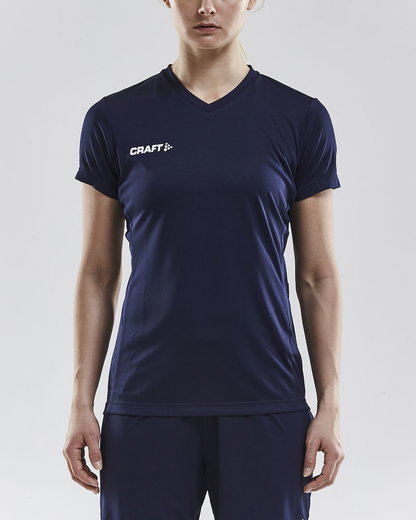 Craft Sport-Shirt (Trikot) Squad Solid - lockere Schnitt, schnelltrocknend - navyblau Damen