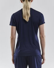 Craft Sport-Shirt (Trikot) Squad Solid - lockere Schnitt, schnelltrocknend - navyblau Damen