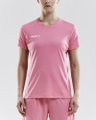 Craft Sport-Shirt (Trikot) Squad Solid (lockerer Schnitt, schnelltrocknend) pink Damen