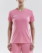 Craft Sport-Shirt (Trikot) Squad Solid (lockerer Schnitt, schnelltrocknend) pink Damen