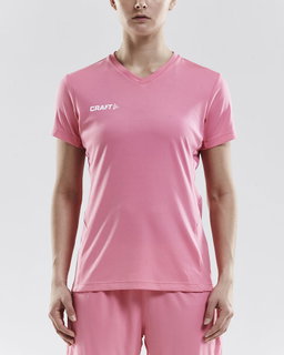 Craft Sport-Shirt (Jersey) Squad Solid (loose fit, quick-drying) pink Women