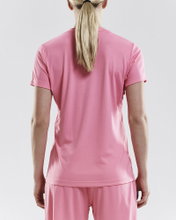 Craft Sport-Shirt (Trikot) Squad Solid (lockerer Schnitt, schnelltrocknend) pink Damen