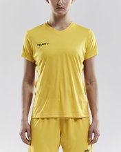 Craft Sport-Shirt (Jersey) Squad Solid - loose fit, quick-drying - yellow Women